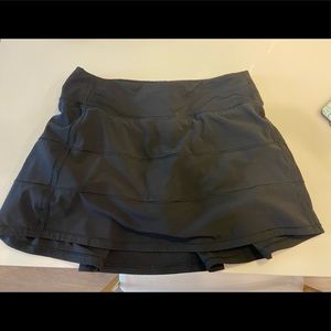 Black Lululemon Pace Rival Skirt